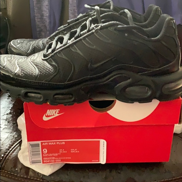 Nike Other - Nike Air Max Plus TN Vapormax 97 95 Black 270 720